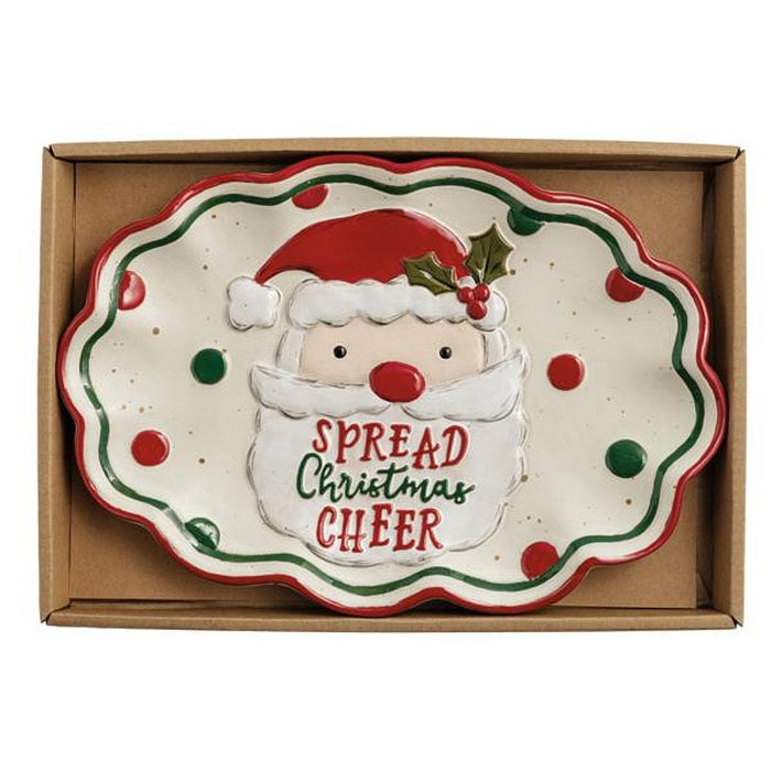 Santa Farm Christmas Sentiment Tray