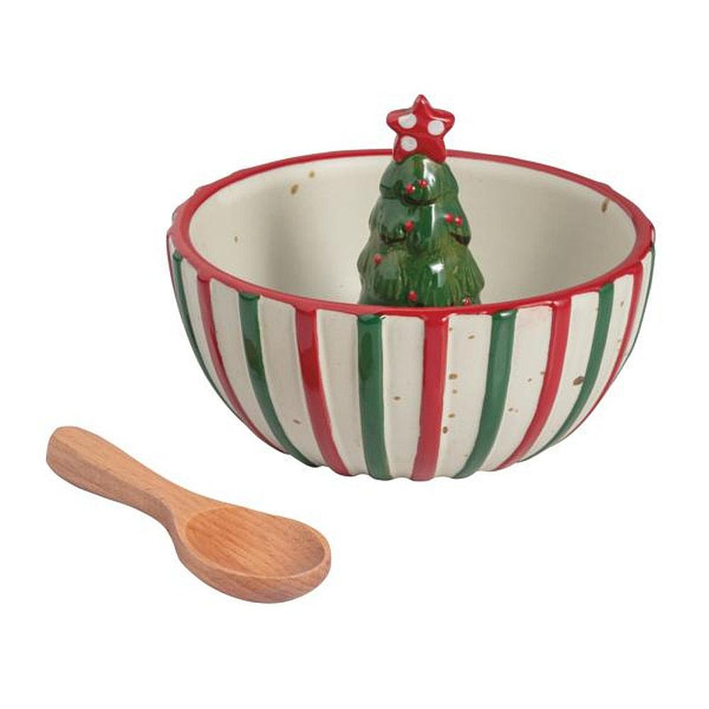 Tree Farm Christmas Candy Dish