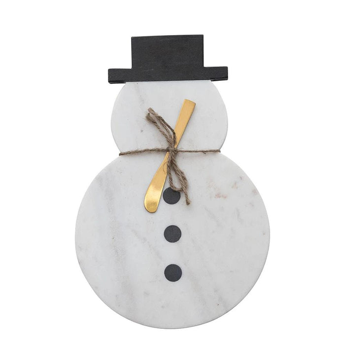 Marble Snowman Shaped Board