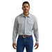 Men's Tan Plaid Wrinkle Resist Shirt