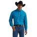 Men's Long Sleeve Teal Performance Shirt