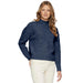 Women's Navy Bethania Funnel Sweater