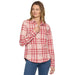 Women's Raspberry Minot Flannel Shirt