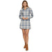 Women's Blue Lynden Flannel Dress