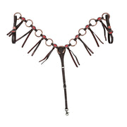 Dark Pink Thunderbird Copper Ring Breast Collar