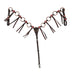 Dark Pink Thunderbird Copper Ring Breast Collar