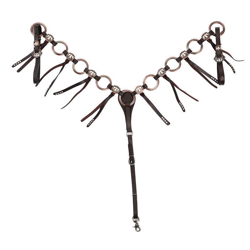 White Thunderbird Copper Ring Breast Collar