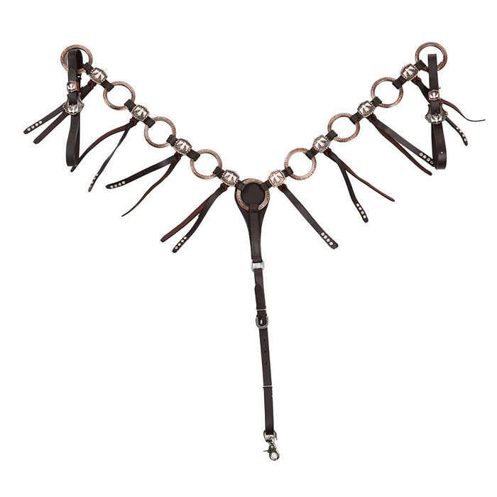 White Thunderbird Copper Ring Breast Collar