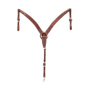 Heavy Oiled Hermann Oak Leather 1 1/2in Tapered Breast Collar