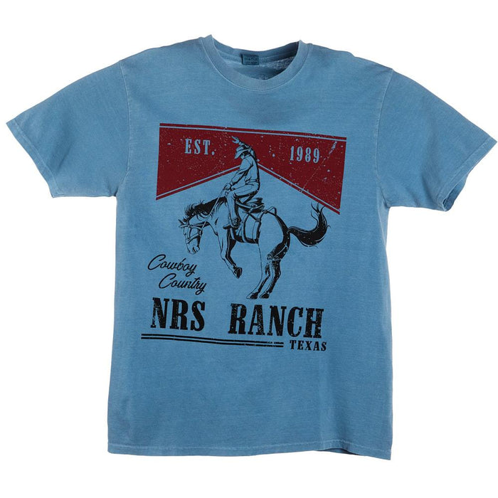 Cowboy Country Denim Blue Tee Shirt
