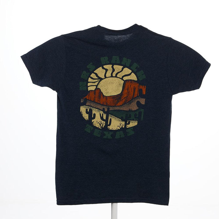 Texas Rising Sun Navy Tee Shirt