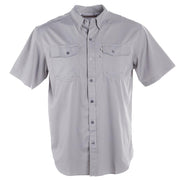 Men's Grey Short Sleeve Waffle Shirt