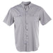 Men's Grey Short Sleeve Waffle Shirt