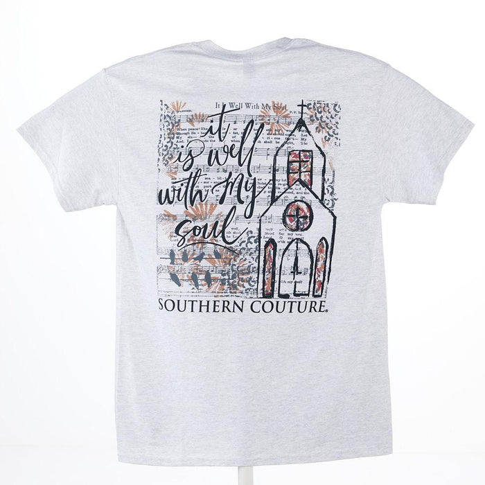 Women's It Is Well Sheet Music Tee Shirt