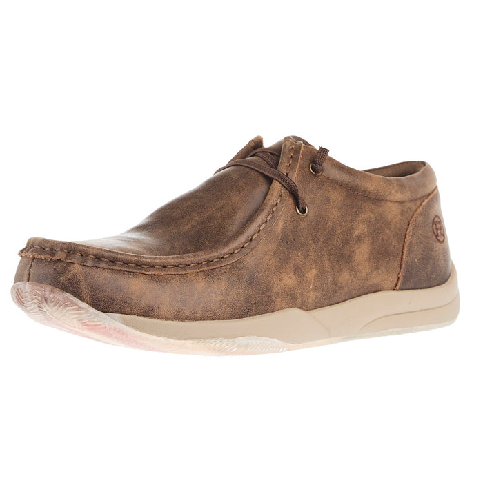 Men's Clearcut Low Vintage Tan American Flag Casual Shoe