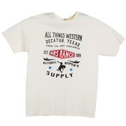 All Things Western Bucking Horse Ivory Tee Shirt