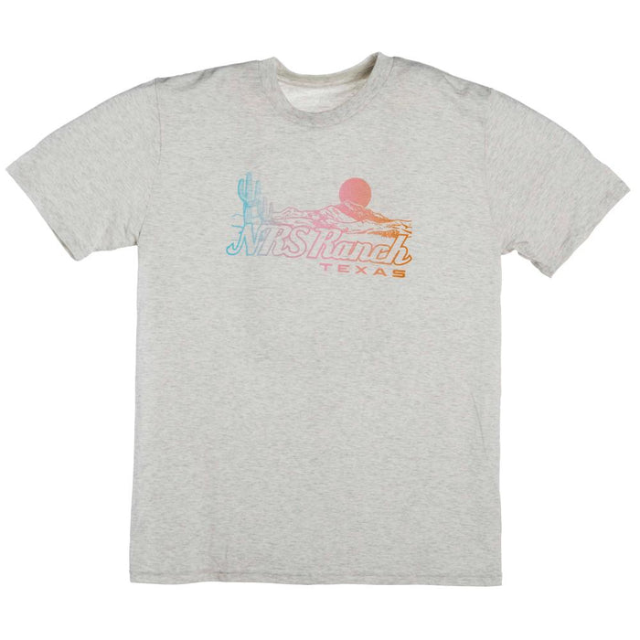 Oatmeal Cactus Desert Scene Tee Shirt