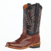 Kid`s Honey Bullfight Shoulder and Black Full Grain Cutter Toe Boot