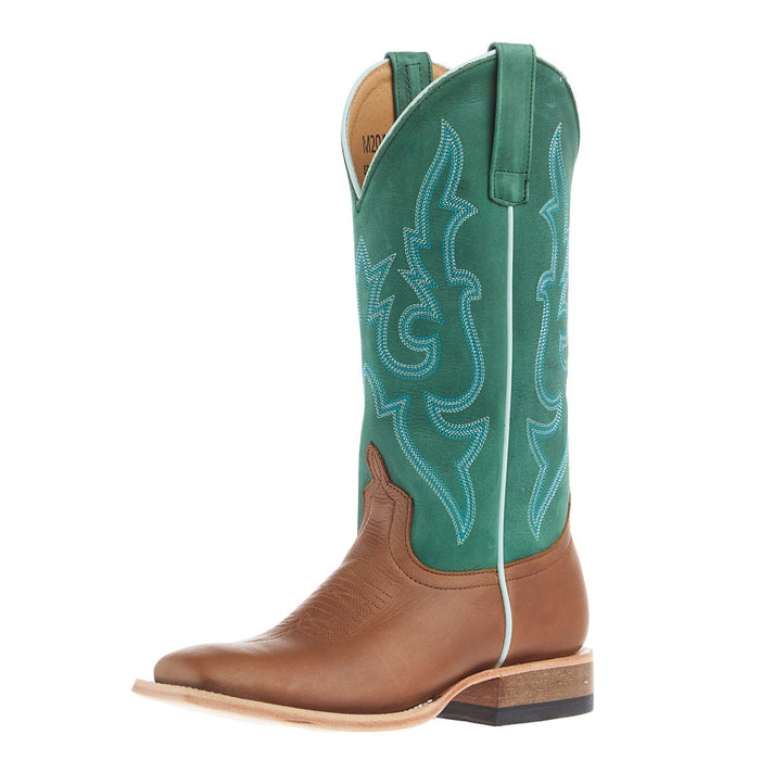 Women's Tan Mad Cat 13in Green Mad Cat Top Boot