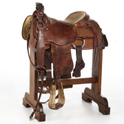 Used 15in Half Breed Waffle Stamp Team Roper