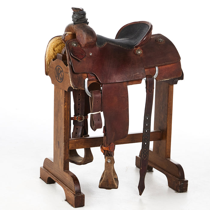 Used 14in Roughout Team Roper with Stingray Seat