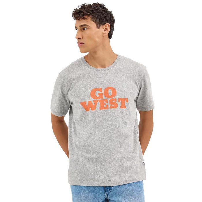Men's Go West Mid Grey Tee Shirt