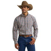 Men's George Strait Walnut Plaid Shirt