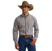 Men's George Strait Walnut Plaid Shirt