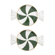 Green Candy Tidbit Plate