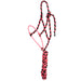 Black and Neon Pink Lariat Rope Noseband Muletape Halter