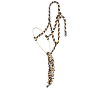 Chocolate, Sand and White Lariat Rope Noseband Muletape Halter