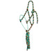 Sand, Chocolate and Teal Lariat Rope Noseband Muletape Halter