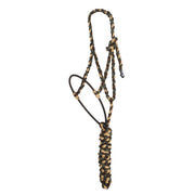 Sage, Sand and Chocolate Lariat Rope Noseband Muletape Halter