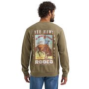 Men's Burnt Olive Yee Haw Pullover