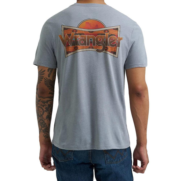 Men's Monument Grey Back Graphic Tee Shirt