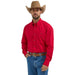 George Strait Solid Red Button Down