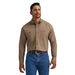 Men's George Strait Collection Button Down Walnut Solid Shirt