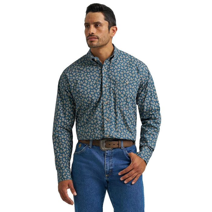Men's George Strait Mallard Paisley Shirt