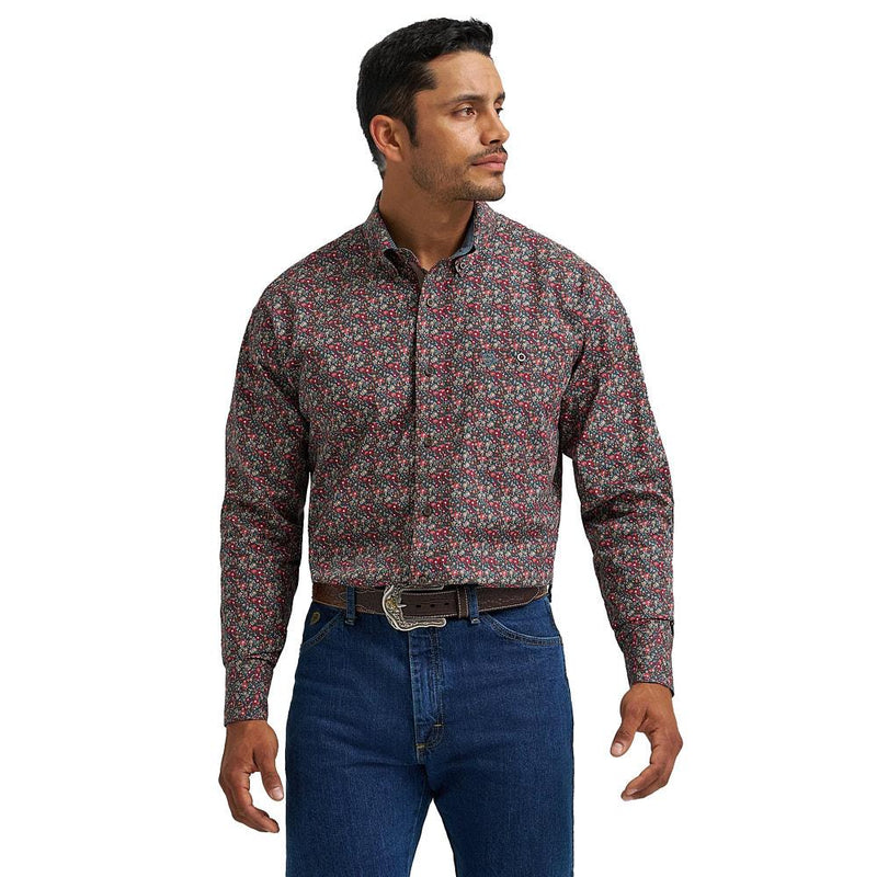 Men's George Strait Mallard Print Shirt