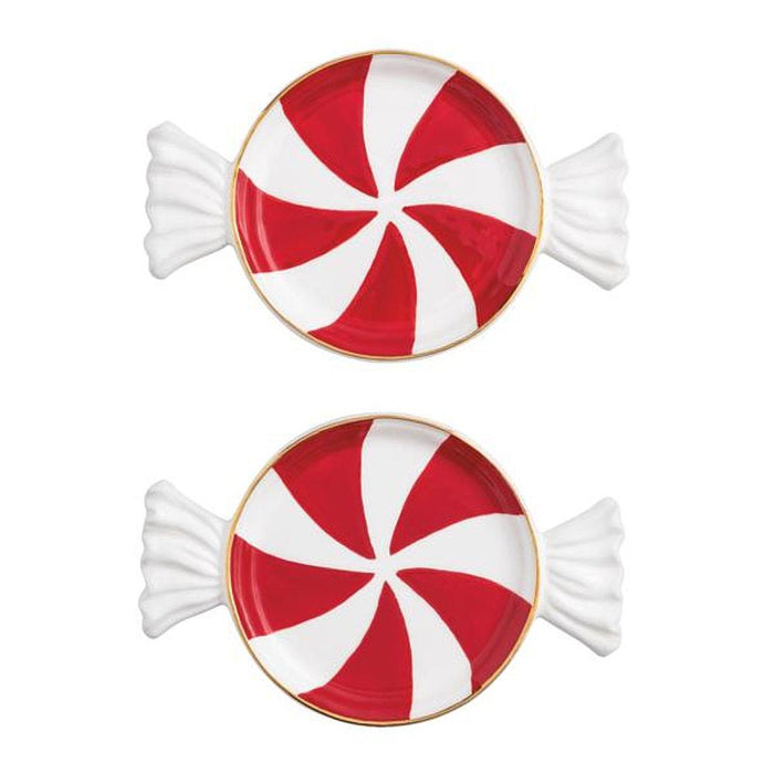 Red Candy Tidbit Plate