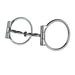Chrome Steel D-Ring Square Twist Snaffle Bit