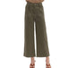 Women's Olive Patch Pocket Pants