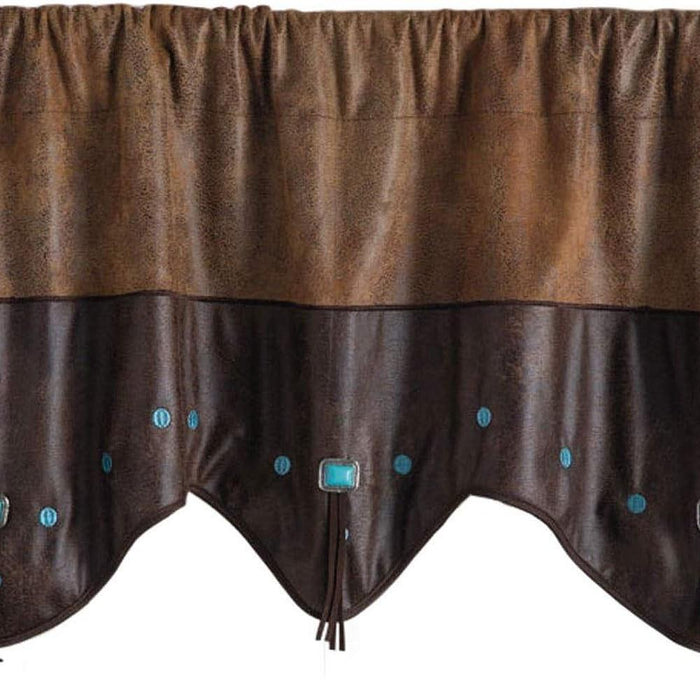 Curved Corner Studded Valance