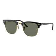 Black & Green Clubmaster Classic Sunglasses