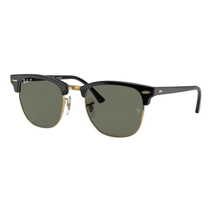 Black & Green Clubmaster Classic Sunglasses
