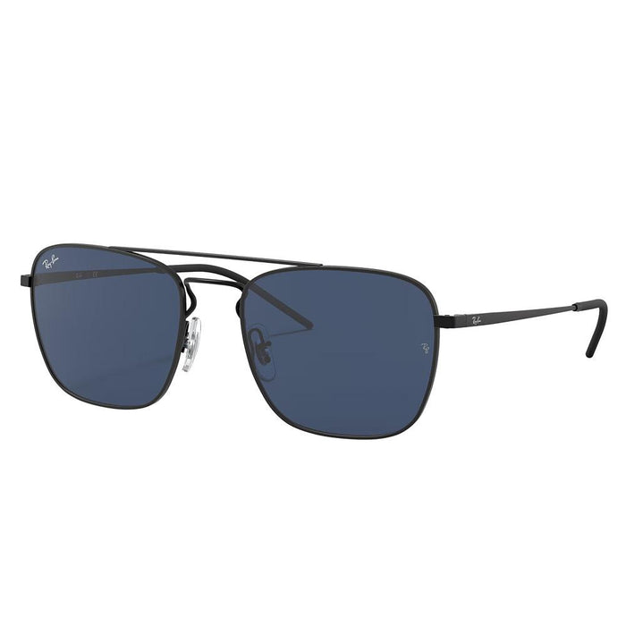 Black & Blue Metal Man Sunglasses