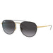 Black & Gold Metal Arista Woman Sunglasses