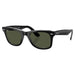 Black & Green Wayfarer Classic Sunglasses