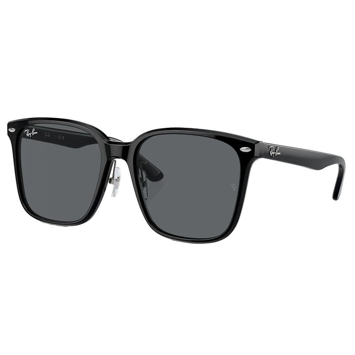 Polished Black & Dark Grey Sunglasses