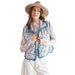 Women's Teal Quilted Floral Vest